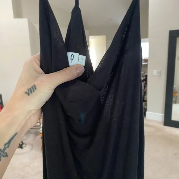 Kimberly Ovitz black racerback dress - Picture 3 of 7